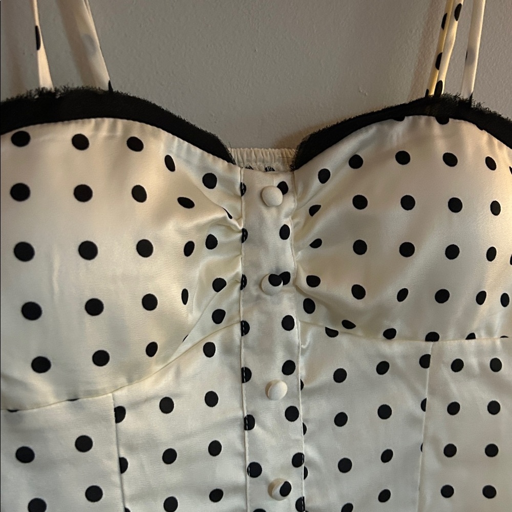 Thirty thirty Polka Dot Women's Top - Picture 2 of 4